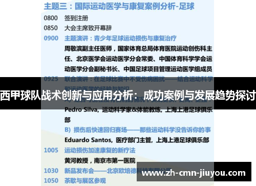 西甲球队战术创新与应用分析：成功案例与发展趋势探讨